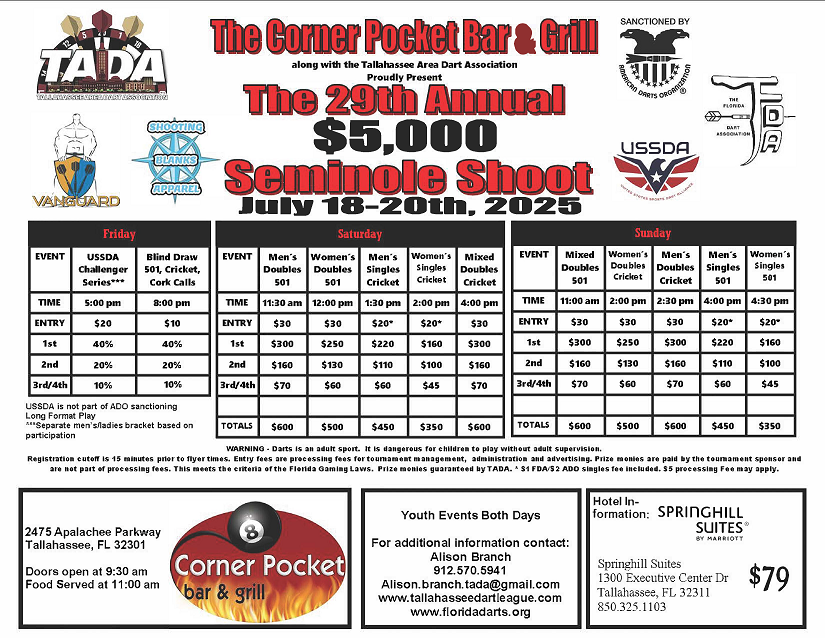 2025 TADA Seminole Shoot Out